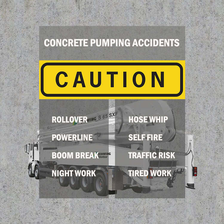 concrete pumping risk accidents hazard