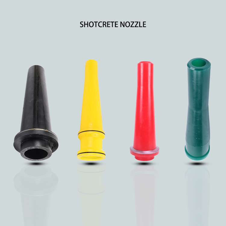 shotcrete polyurethane nozzle tips