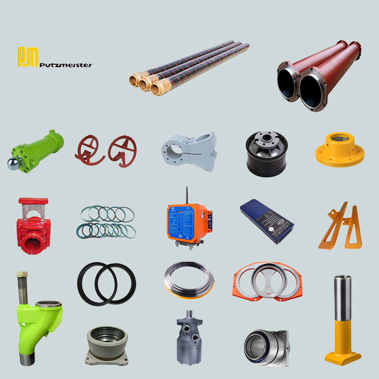 Putzmeister concrete pumping parts & accessories