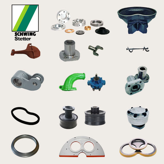 Schwing concrete pump genuine replace spare parts in store