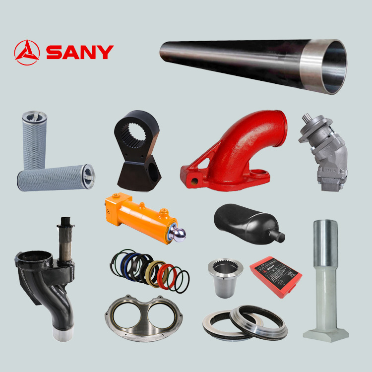 Sany concrete pump parts in store