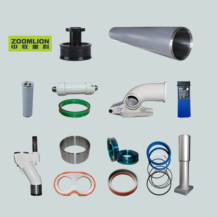 Zoomlion concrete pump spare Parts store